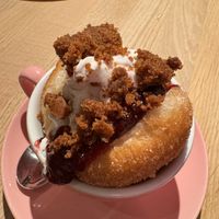 Mit mit Eis und heißen Kirschen   at Brammibal's Donuts - Schanzenviertel in Hamburg