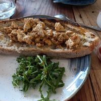 Scrambled tofu sourdough at Spinach - Crystal Palace in South East London