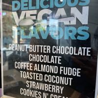 Vegan flavors   at The Dolly Llama in Winter Garden