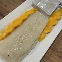 Mango sticky ricee #Veganuary at Noon Thai Plus Vegan in Englewood