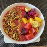 Tropical smoothie bowl, $5.75  at Common Grounds Cafe in Siem Reap