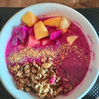 Smoothie bowl at Common Grounds Cafe in Siem Reap