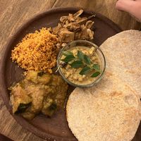 Veg curry w roti   at Hey Mama in Mirissa