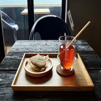 I think it was a Kombucha and cookies. at AUWA in Hyogo