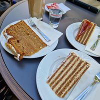 Cakes at Ruszwurm at Ruszwurm Cukrászda in Budapest