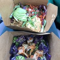 Thai bowl and taco salad!   at Canteen in Portland