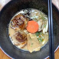 Chashu ramen at Na Vayla Paplern-Vegan Restaurant in Bangkok