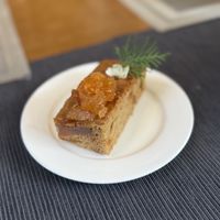 Bale fruit cake  at Na Vayla Paplern-Vegan Restaurant in Bangkok