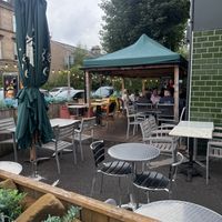 Glasgow sunshine beer garden   at Stag and Thistle in Glasgow