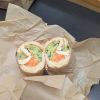 Banh mi with peanut sauce at YVR - Bánh Shop - Gate E84 in Richmond