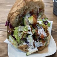 Falafel-Sandwich at Veggie Haus in Dresden