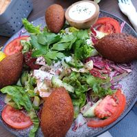 Weizenbällchen, vegan at Veggie Haus in Dresden