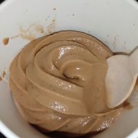 Chocolate icecream (made with coconut milk) at Vegan Vibes in St Georges