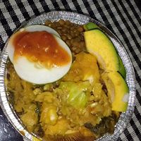 Oil down at Vegan Vibes in St Georges