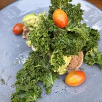 Avocado toast  at Alegría Cafetería Tulum in Tulum