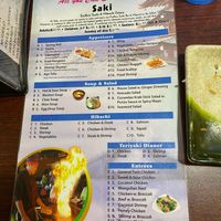 Menu at Saki Endless Sushi and Hibachi in Southaven