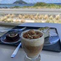 Tofu brownie   at orrrn in Jeju