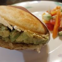 Arepa at Mindo Obansi in Mindo
