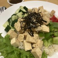 Tofu poke, pretty bland  at Grace Kitchen & Sunny Pizza - Votualevu in Nadi