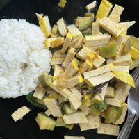 Red curry  at Joy's Place in Pai