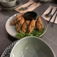 Mama spring rolls vegan at Bacogai in Alameda