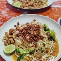 Pad Thai and fried rice  #Veganuary at Samosa Thai Restaurant in Koh Tao