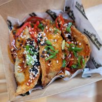 Tofu dumplings at Salt N Fire in Inverness