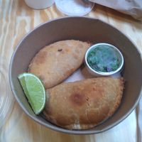 Empanades at Salt N Fire in Inverness