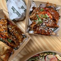 Won tons   at Salt N Fire in Inverness