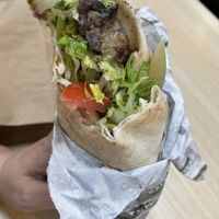 Aubergine wrap. Delicious!  at Salt N Fire in Inverness