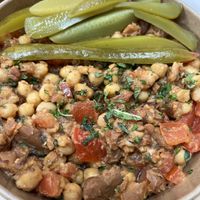 Very tasty, but felt like it was missing some topics. The bread that came with it was dry and thin pita.   at Salt N Fire in Inverness