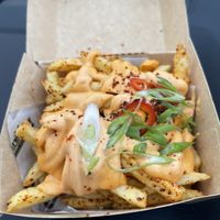Togarashi fries  at Salt N Fire in Inverness