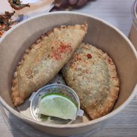 Empanadas (huge!) at Salt N Fire in Inverness