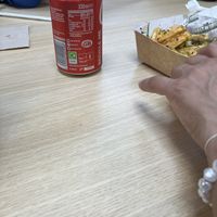 Coca-Cola that my mum ordered.  at Salt N Fire in Inverness