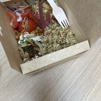 A Buddha bowl my sister ordered.  at Salt N Fire in Inverness