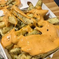 Korean fries  #Veganuary at Salt N Fire in Inverness