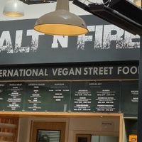 Menu at Salt N Fire in Inverness