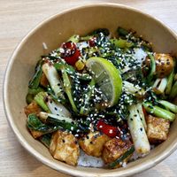 The not-really-spicy pad kra poa was still good    at Salt N Fire in Inverness