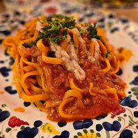 Vegan bolognese at BASTA Urban Italian in Borlaenge