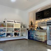 Inside the cafe  #Veganuary at Epic Surf Cafe in Christ Church