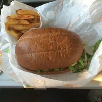 chicken sandwich at Veggie Grill by Next Level in Portland