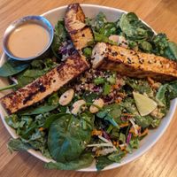 Sesame Tofu Supergreens Salad at Veggie Grill by Next Level in Portland