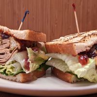 Turk'y Cranwich (no tomatoes) at Veggie Grill by Next Level in Portland