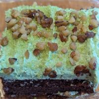 Lucky Leprechaun Velvet Cake at Veggie Grill by Next Level in Portland