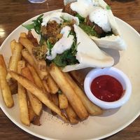 Fala-Full Sandwich & fries  at Veggie Grill by Next Level in Portland