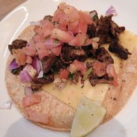 Steak taco at Next Level Veggie Grill in Portland