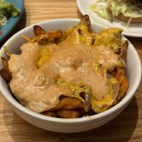 Loaded fries  at Next Level Veggie Grill in Portland