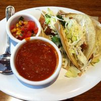 Fish tacos at Next Level Veggie Grill in Portland