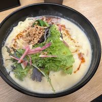 Soy milk ramen  at Tsukemen Zuppa - (つけ麺zuppa) in Tokyo