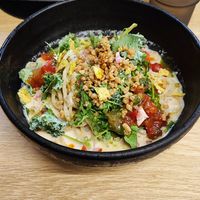 Cold tacco ramen at Tsukemen Zuppa - (つけ麺zuppa) in Tokyo